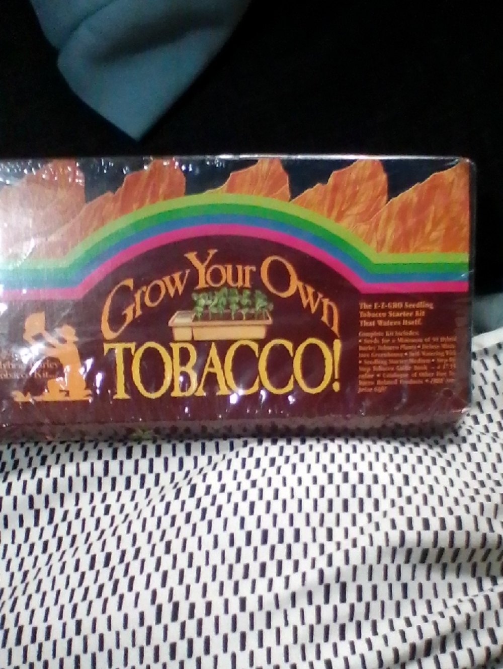 Vintage E-Z-GRO "Grow Your Own Tobacco" Kit - NOS Factory Sealed